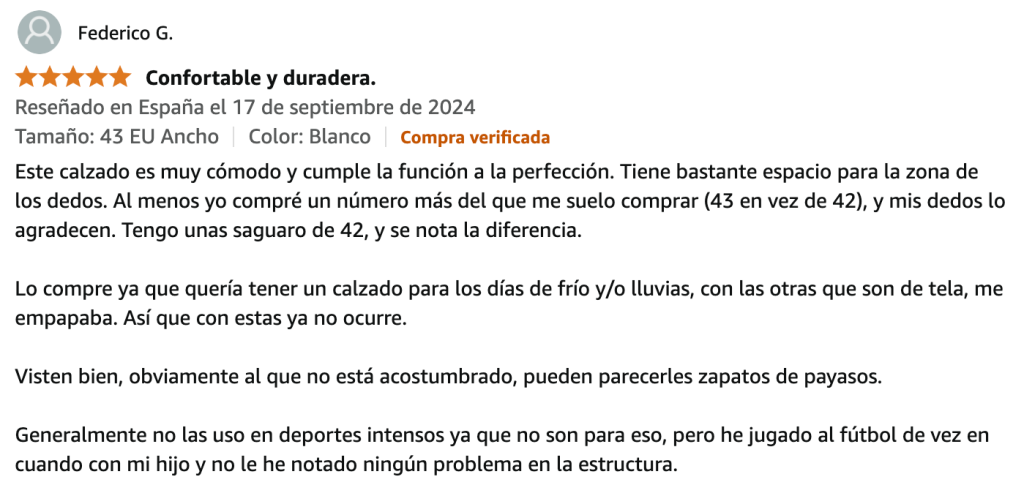 opinion sobre Hobibear en Amazon septiembre 2024