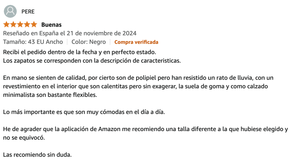 opinion sobre Hobibear en Amazon